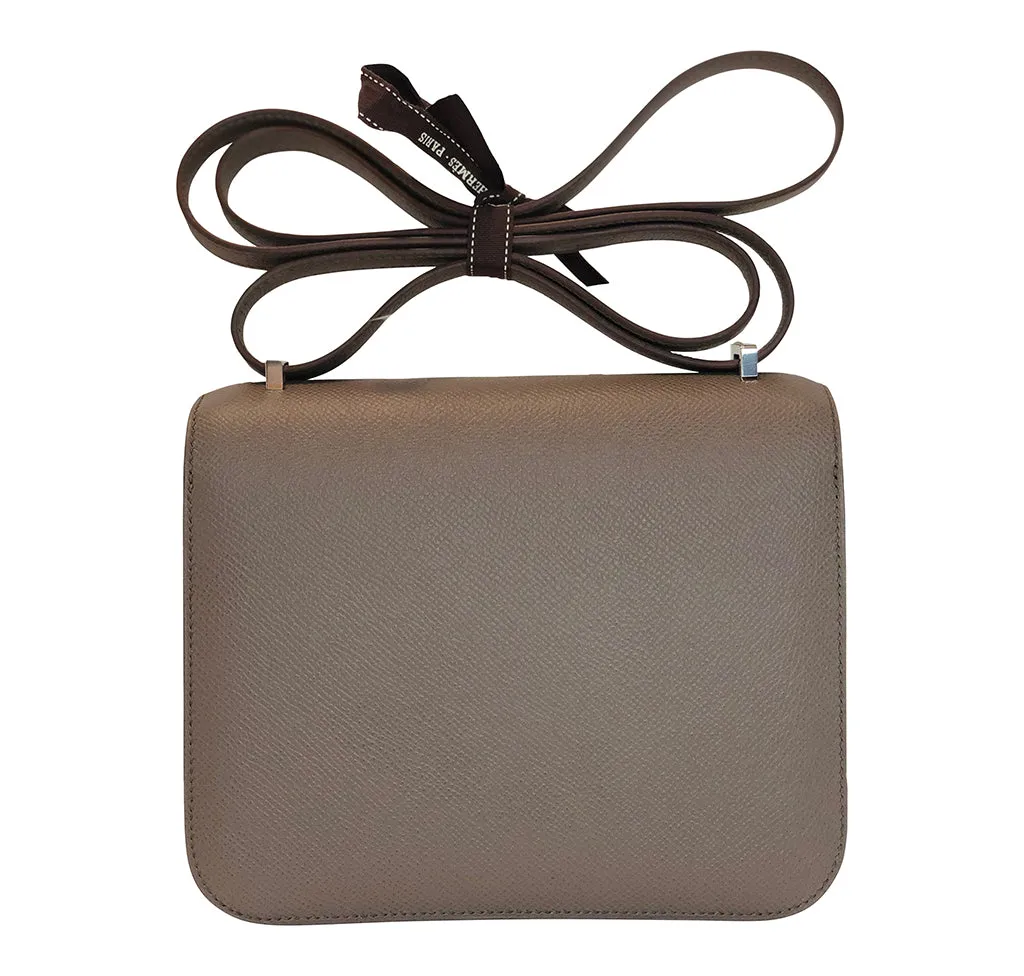 Hermès Constance Mini Gris Etain Epsom PHW