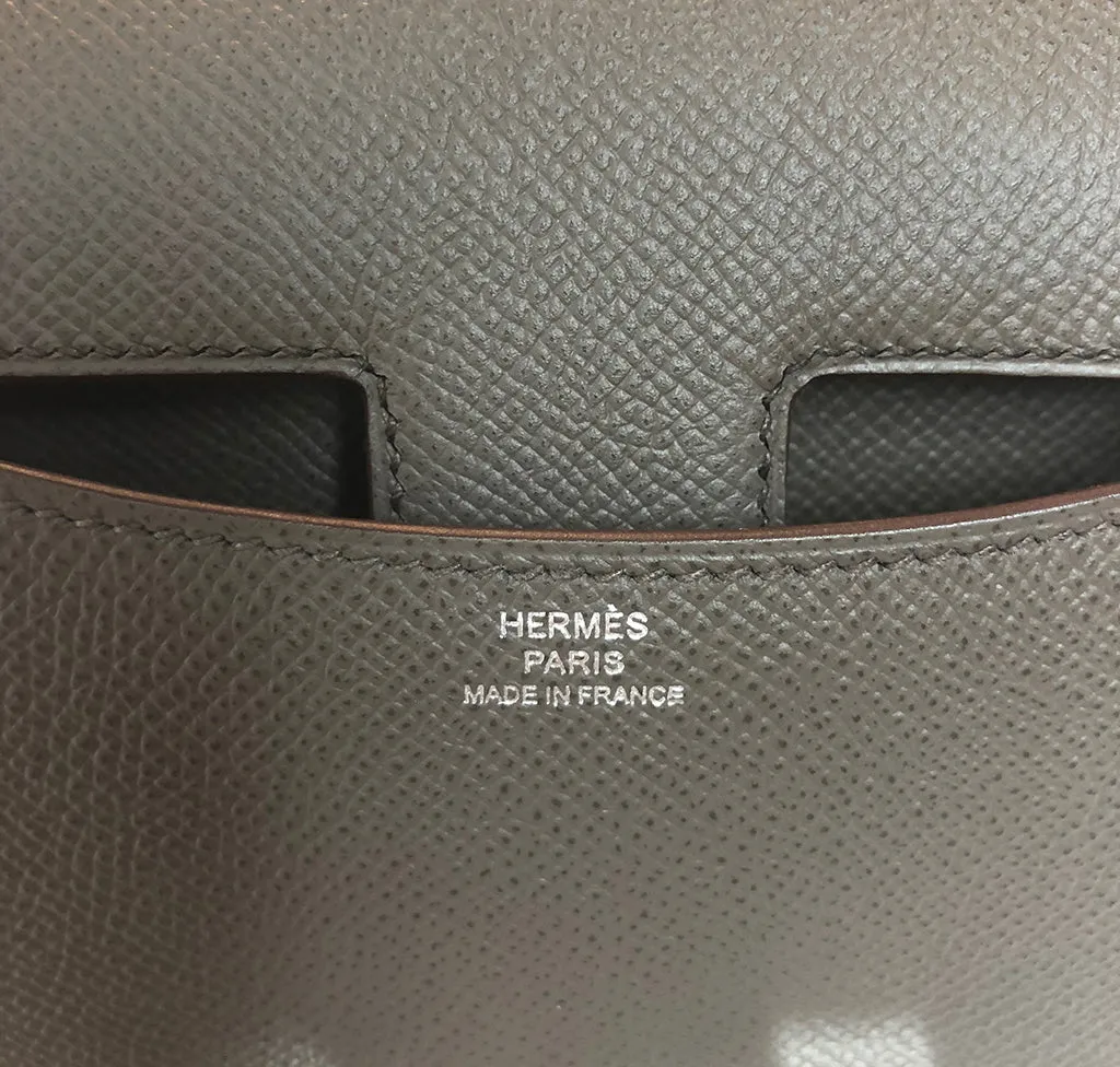 Hermès Constance Mini Gris Etain Epsom PHW