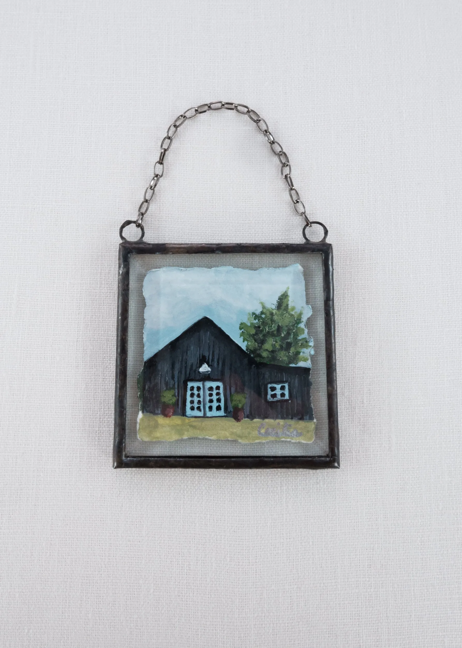 Hillfield Barn Painting
