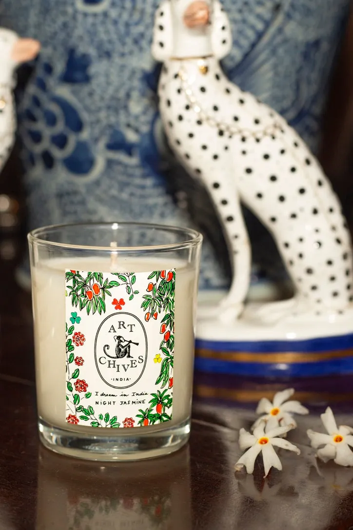 Home DÃ©cor Spa Candle Night Jasmine Fragranced Soy AcFcNj Fashion Edit Home Lifestyle Artchivesindia