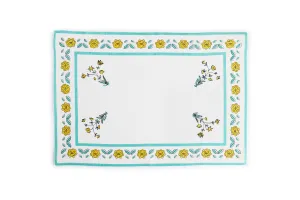 Home Table Linen Iznik Pietra Dura Mats Cotton AcTsIp Fashion Edit Home Lifestyle Artchivesindia