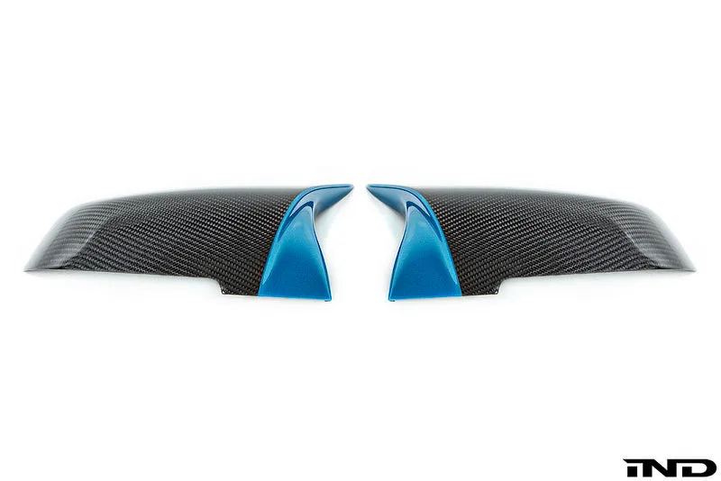IND Painted M Inspired Dry Carbon Mirror Cover Set