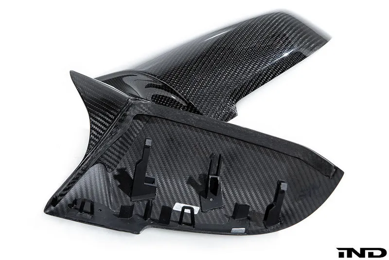 IND Painted M Inspired Dry Carbon Mirror Cover Set