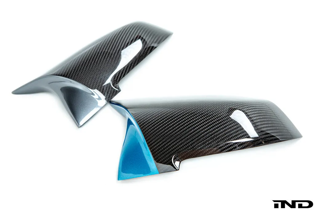 IND Painted M Inspired Dry Carbon Mirror Cover Set