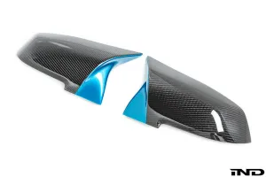 IND Painted M Inspired Dry Carbon Mirror Cover Set