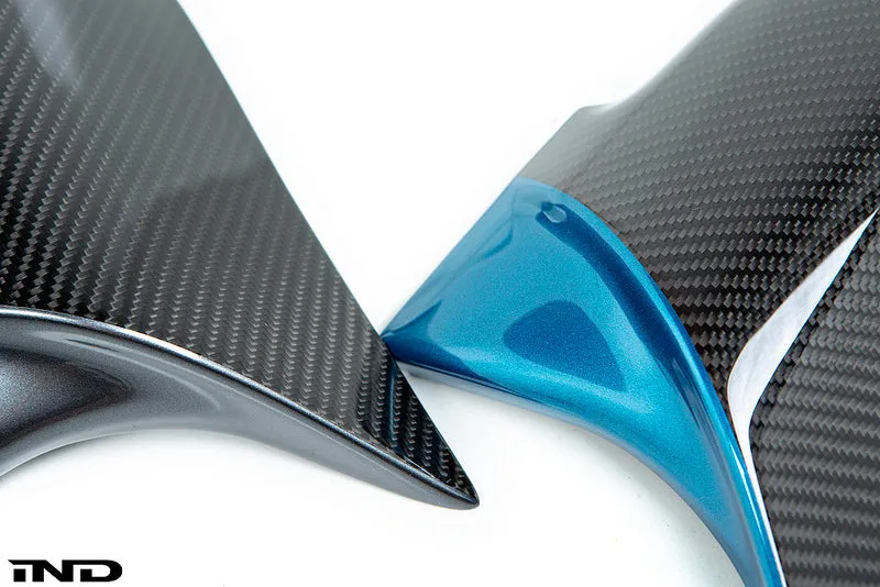 IND Painted M Inspired Dry Carbon Mirror Cover Set