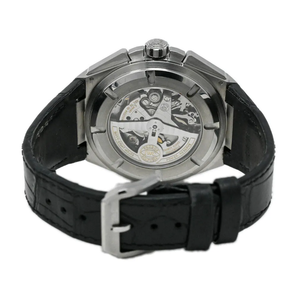 IWC Mens Big Ingenieur Stainless Steel White Chronograph Dial Watch Ref# IW3784