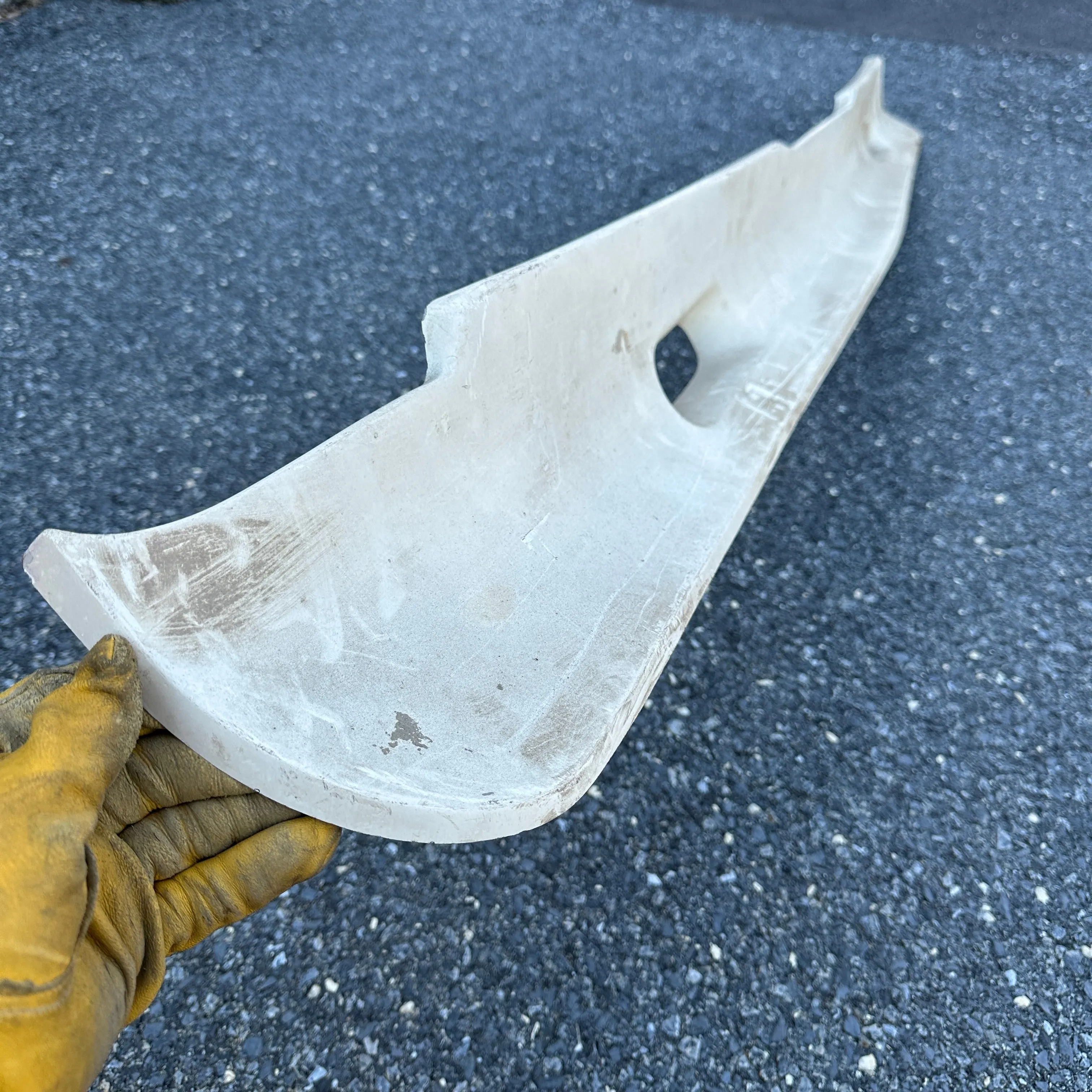 J J Fiberglass Front Spoiler - 75-91 Ford Van
