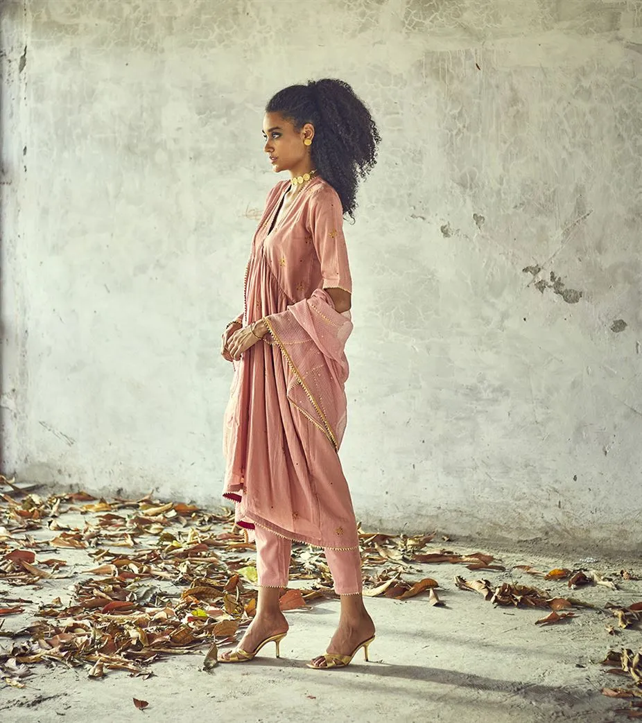 Khara Kapas Murray Hill dupatta dot Kamal chunari KW628 Festive