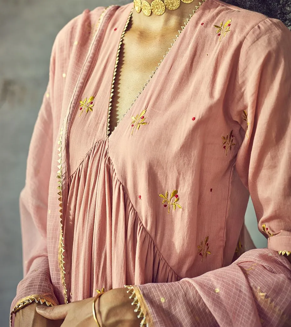 Khara Kapas Murray Hill dupatta dot Kamal chunari KW628 Festive