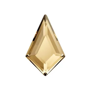 KITE FLAT BACK - GOLDEN SHADOW 6.4X4.2MM