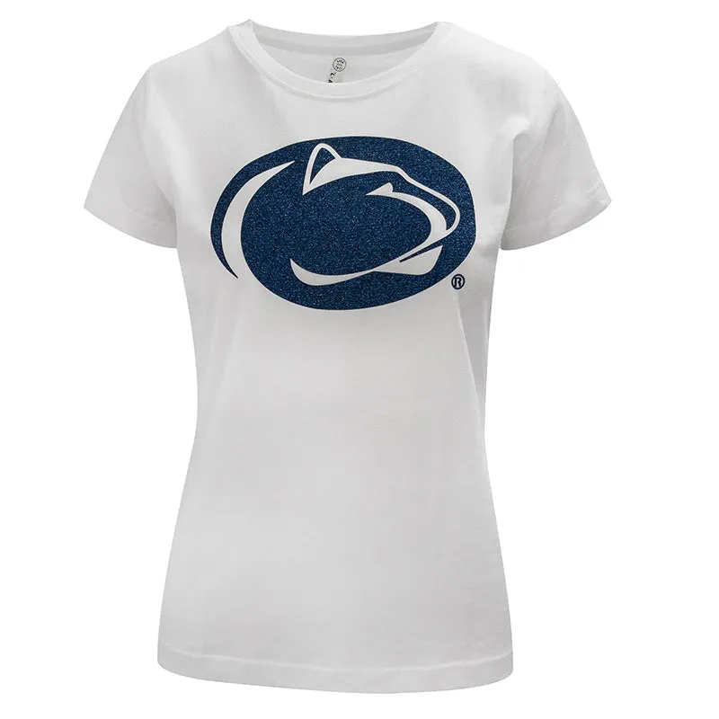 Ladies Glitter Lion Head T-Shirt