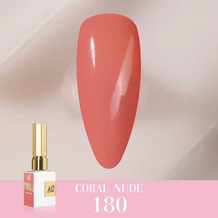 LDS Color Craze Gel Nail Polish - 180 Coral Nude - 0.5oz