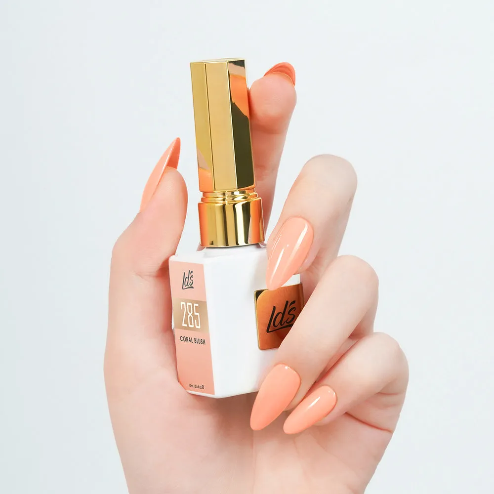 LDS Color Craze Gel Nail Polish - 285 Coral Blush - 0.5oz