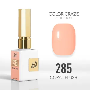 LDS Color Craze Gel Nail Polish - 285 Coral Blush - 0.5oz