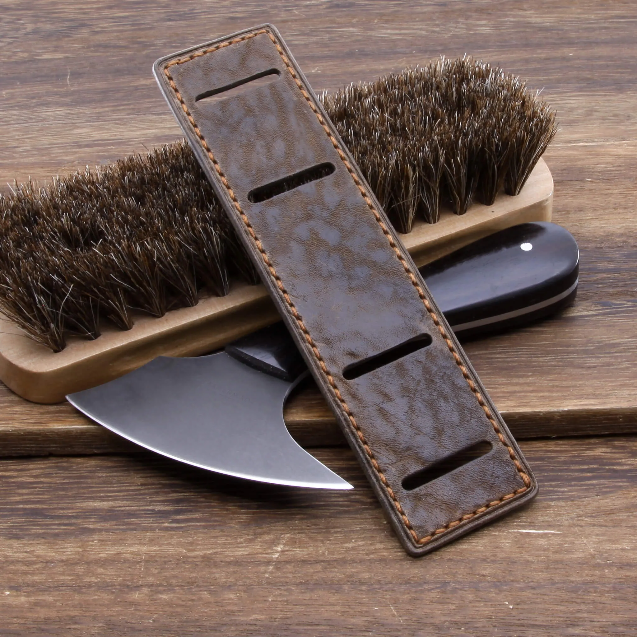 Leather Bund Pad, Newman Style Vintage 404