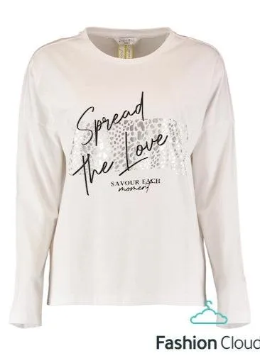 Lottie White Spread The Love Top