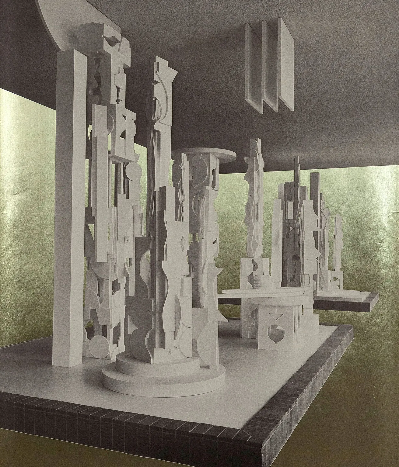 LOUISE NEVELSON "BICENTENNIAL DAWN", 1976