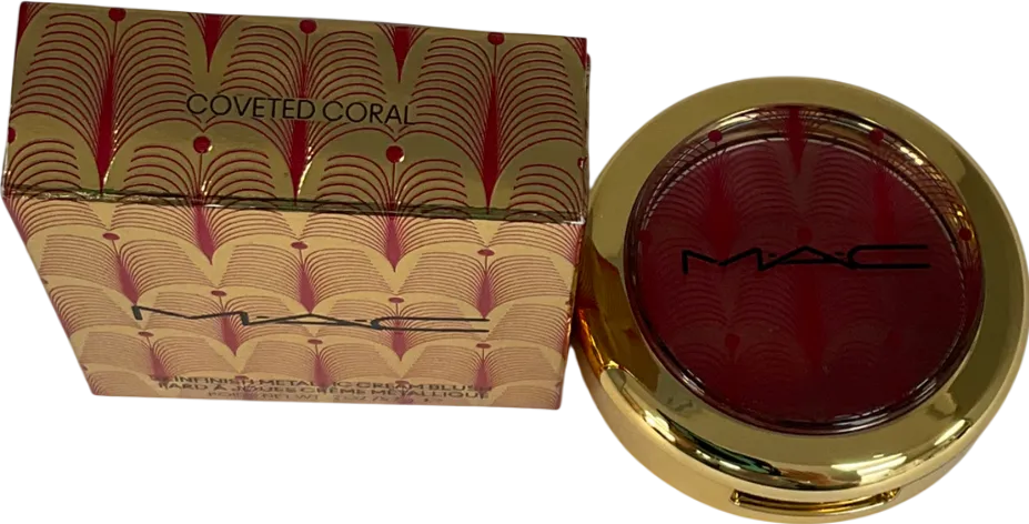 MAC Skin Finish Metallic Cream Blush Coveted Coral 5.7g