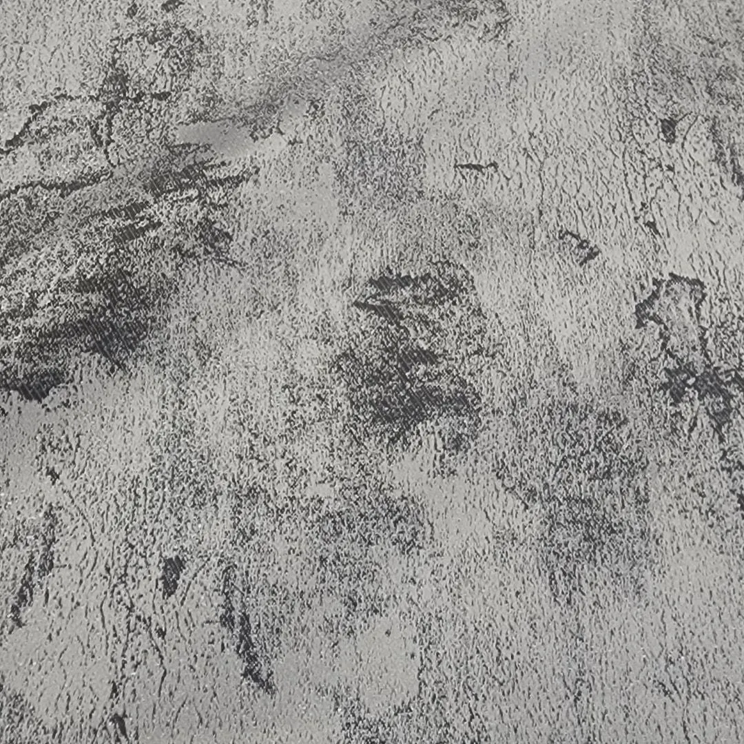 Marble Brocade Fabric Silver 150cm