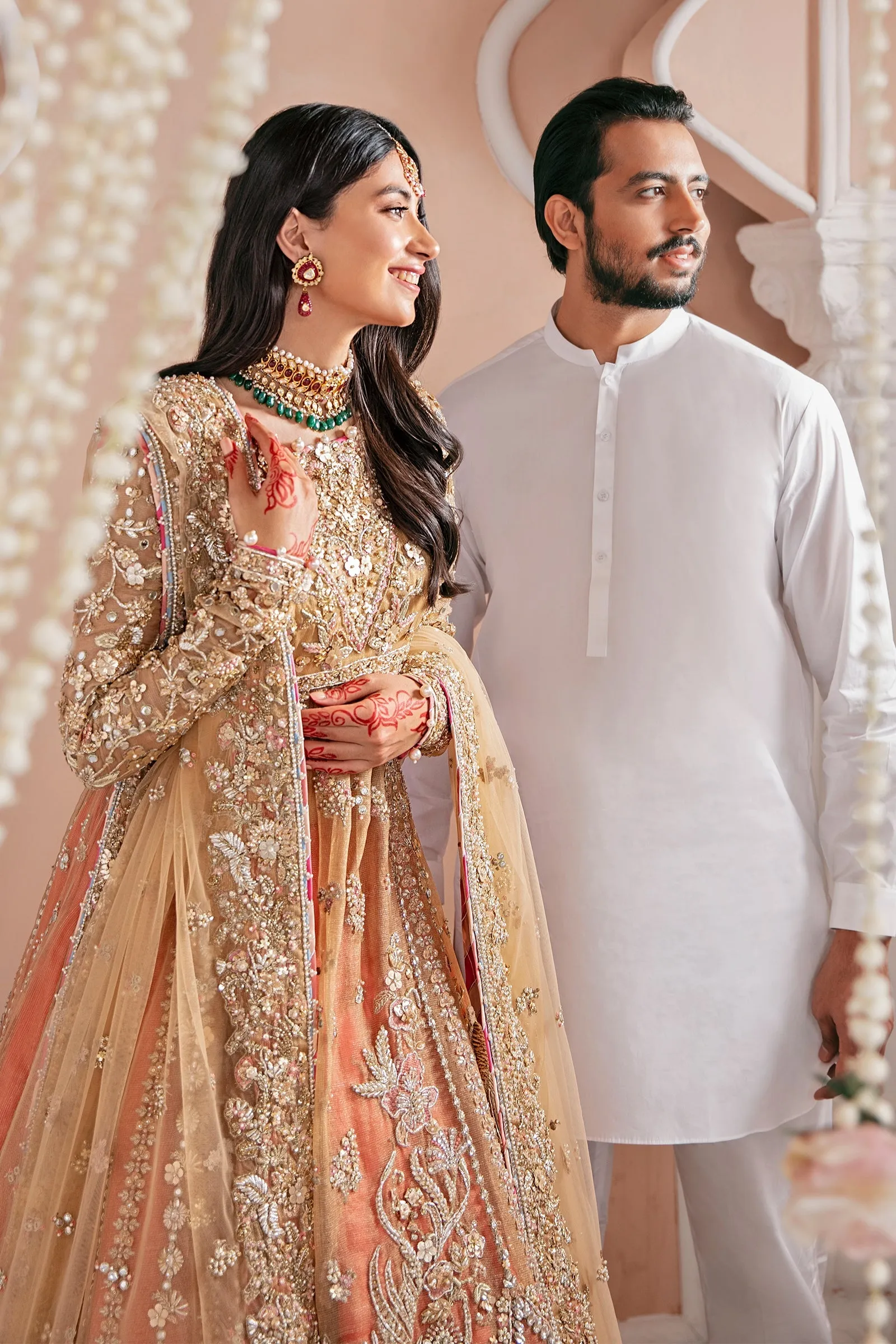 Masakali (ZB-12) | Zaha Bridal Nikkah Luxury RTW Collection | Stitched Embellished Suits