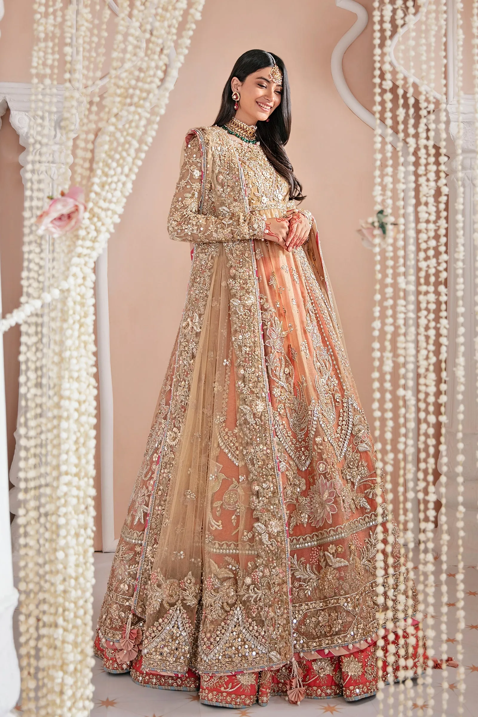 Masakali (ZB-12) | Zaha Bridal Nikkah Luxury RTW Collection | Stitched Embellished Suits