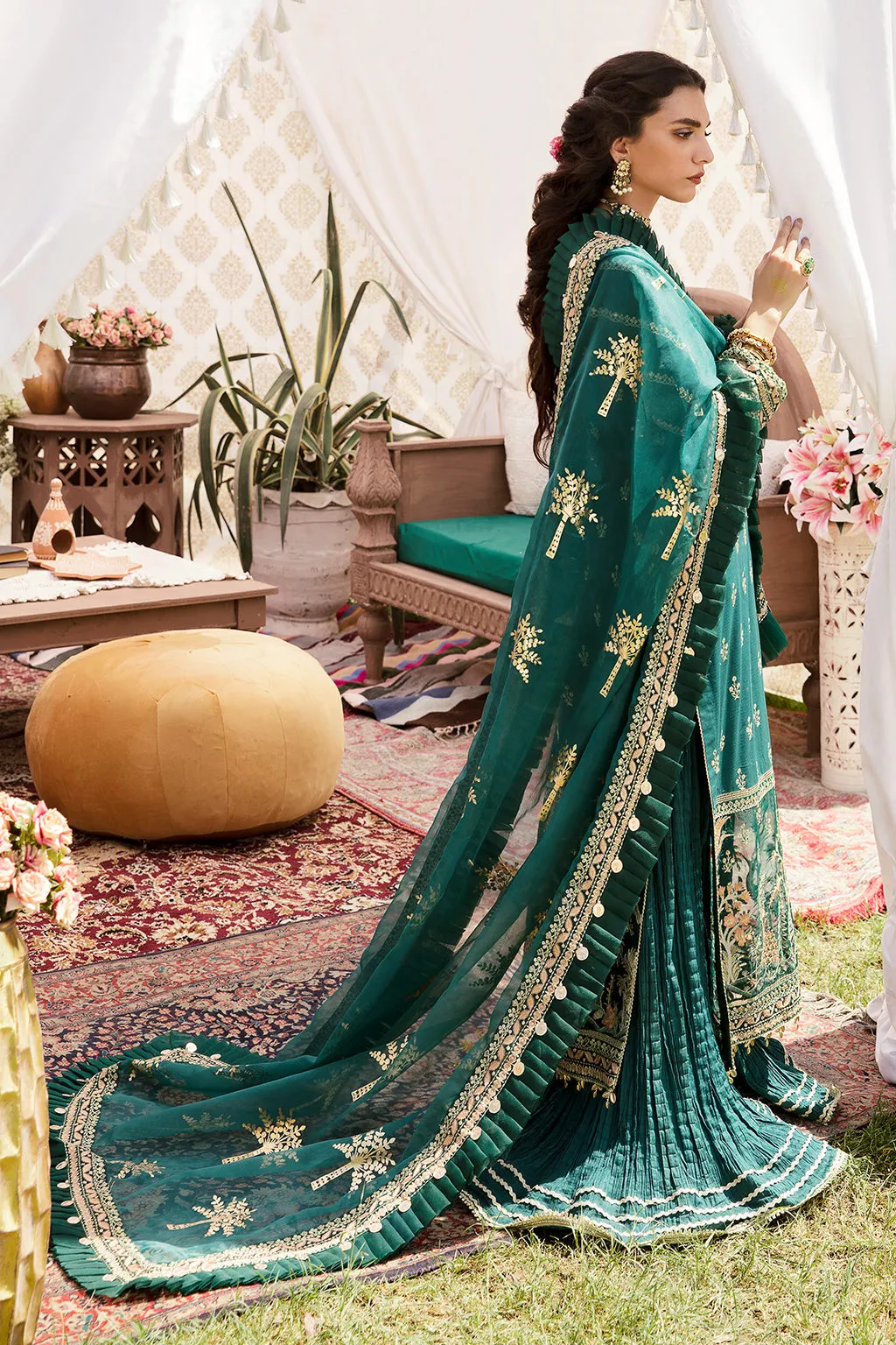 MEERAS  | Afrozeh Gul Bahar Festive Collection 2022 | Unstitched Embroidered Lawn Suits