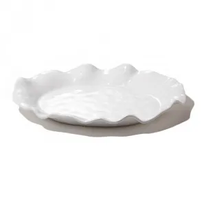 MELAMINE HAVANA OVAL PLATTER WHITE