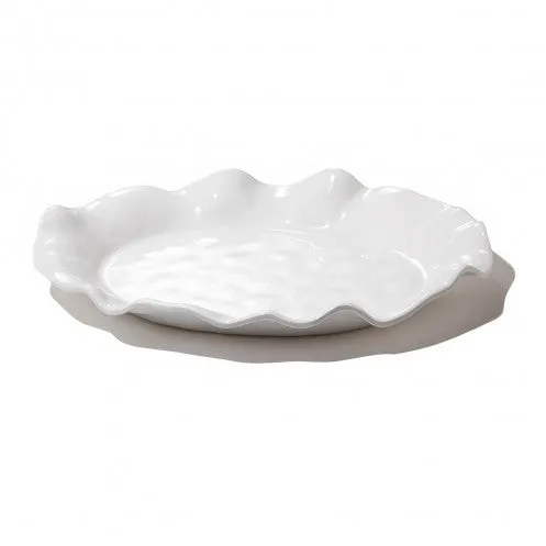 MELAMINE HAVANA OVAL PLATTER WHITE