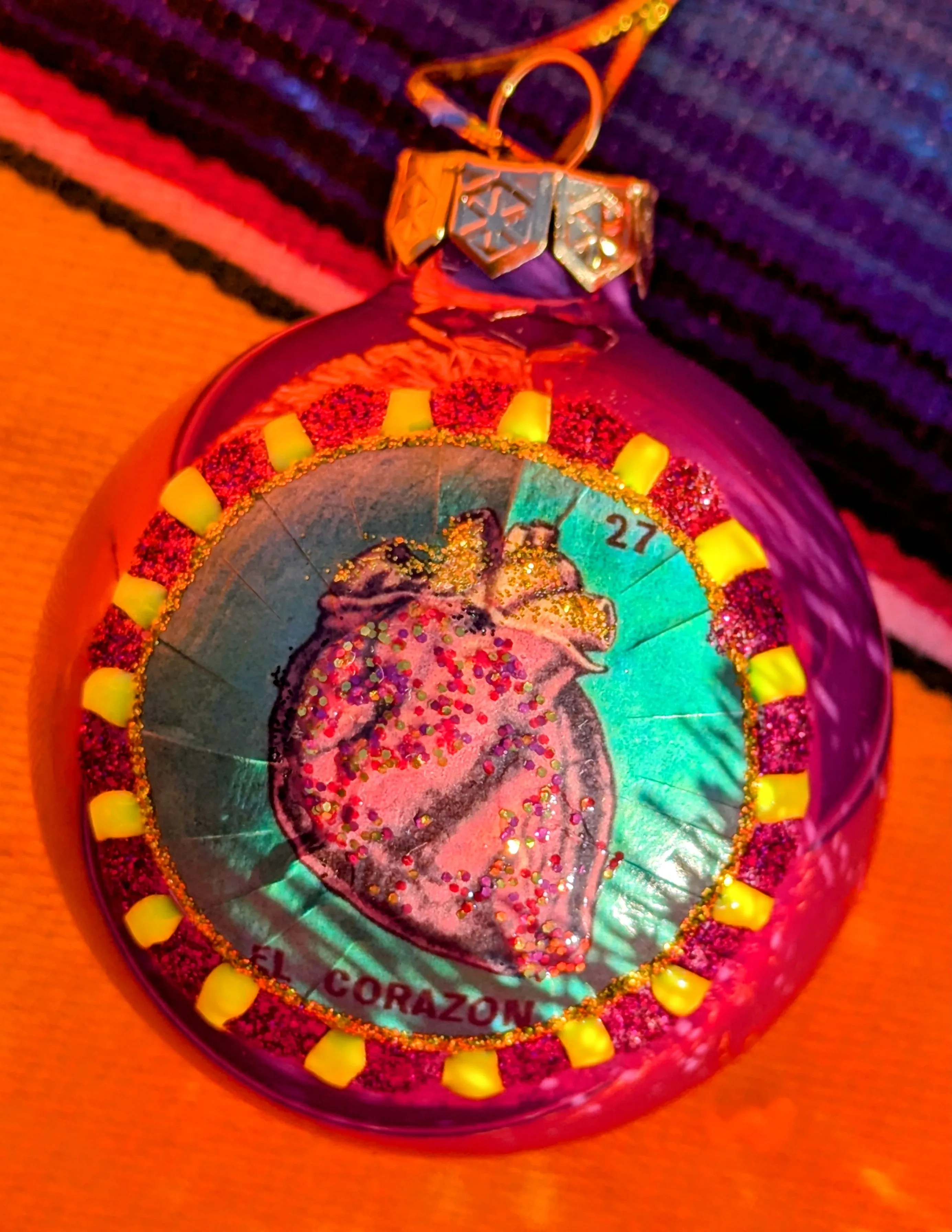 Mexican loteria baubles