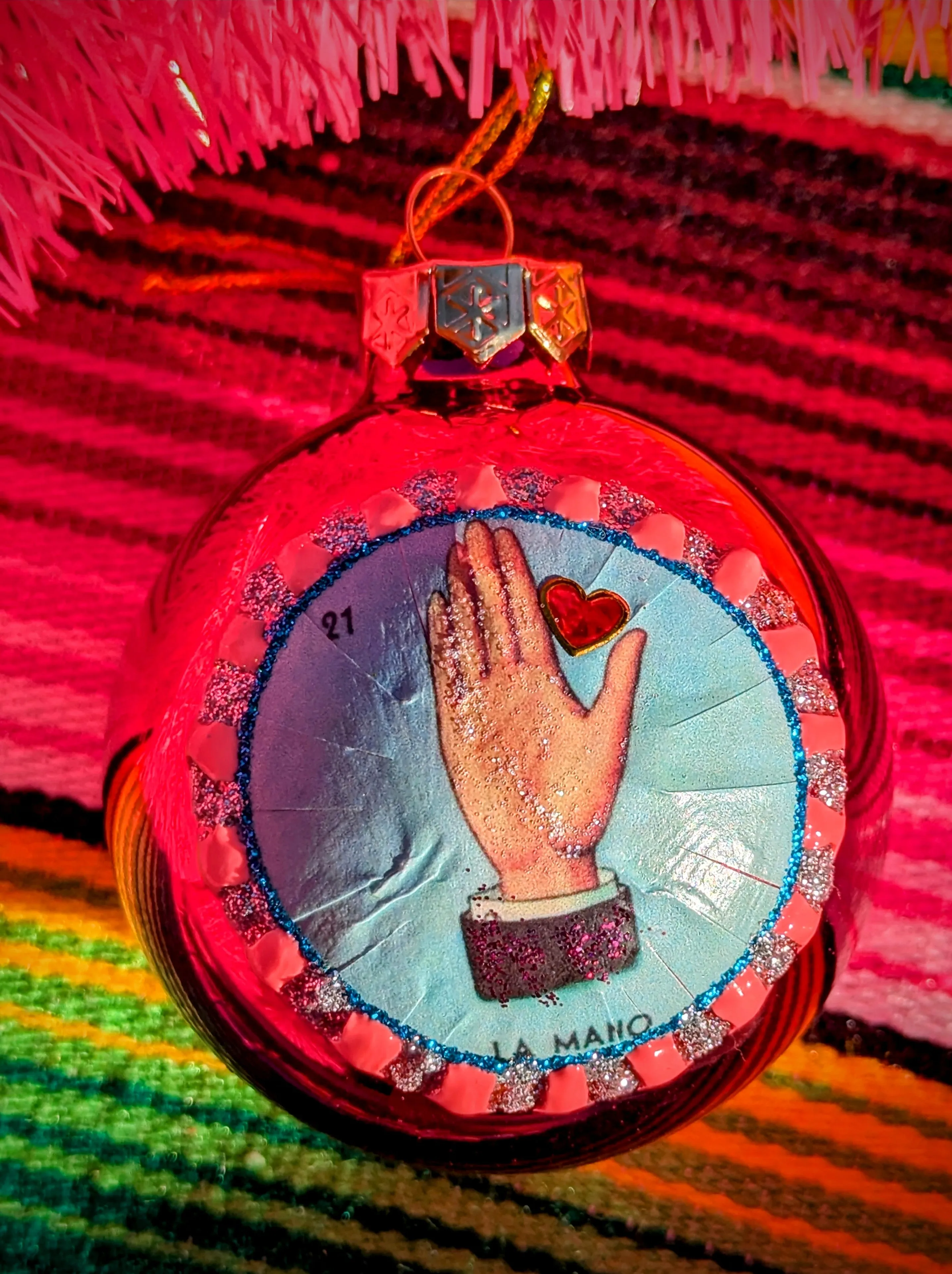 Mexican loteria baubles