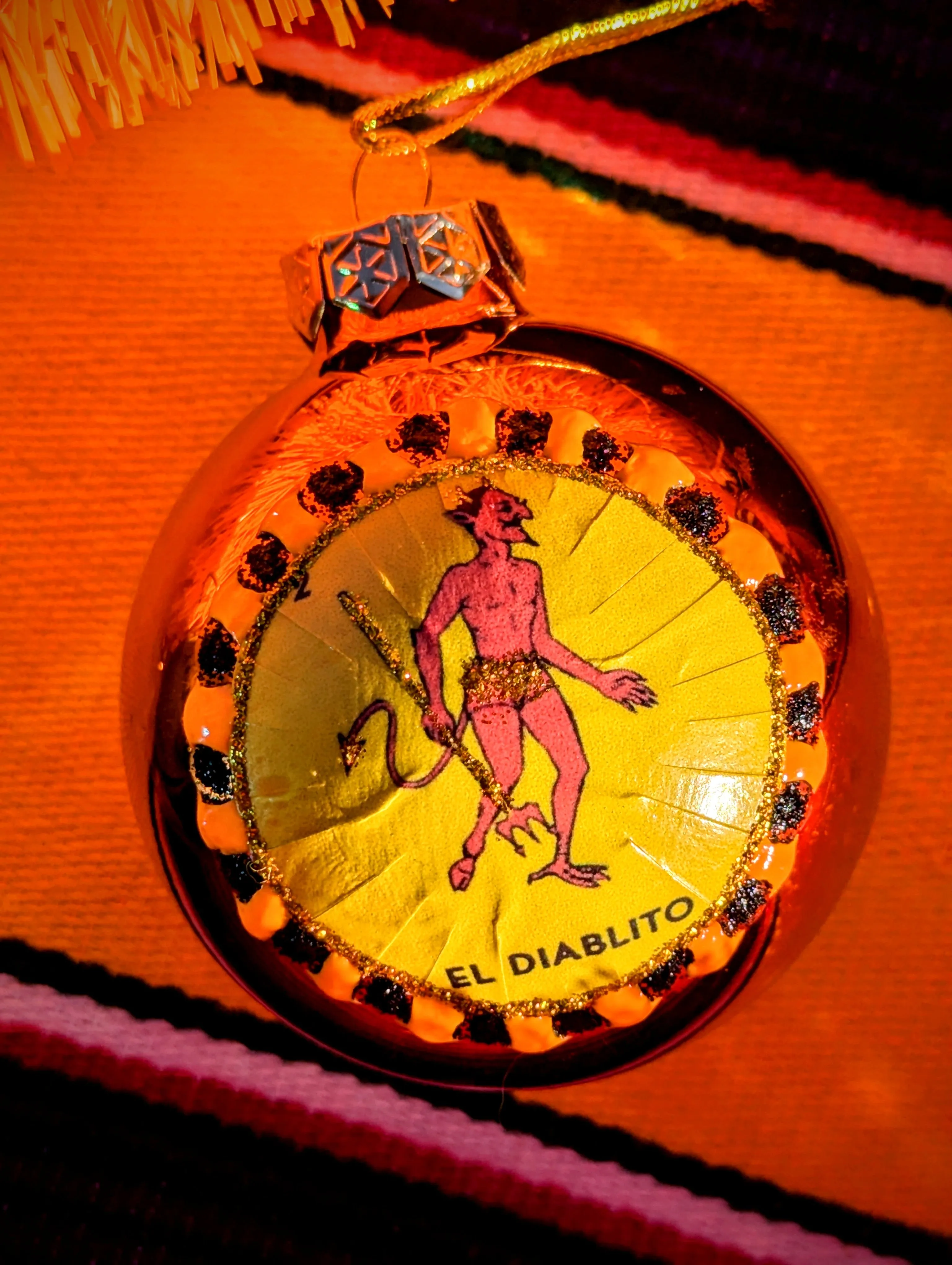 Mexican loteria baubles