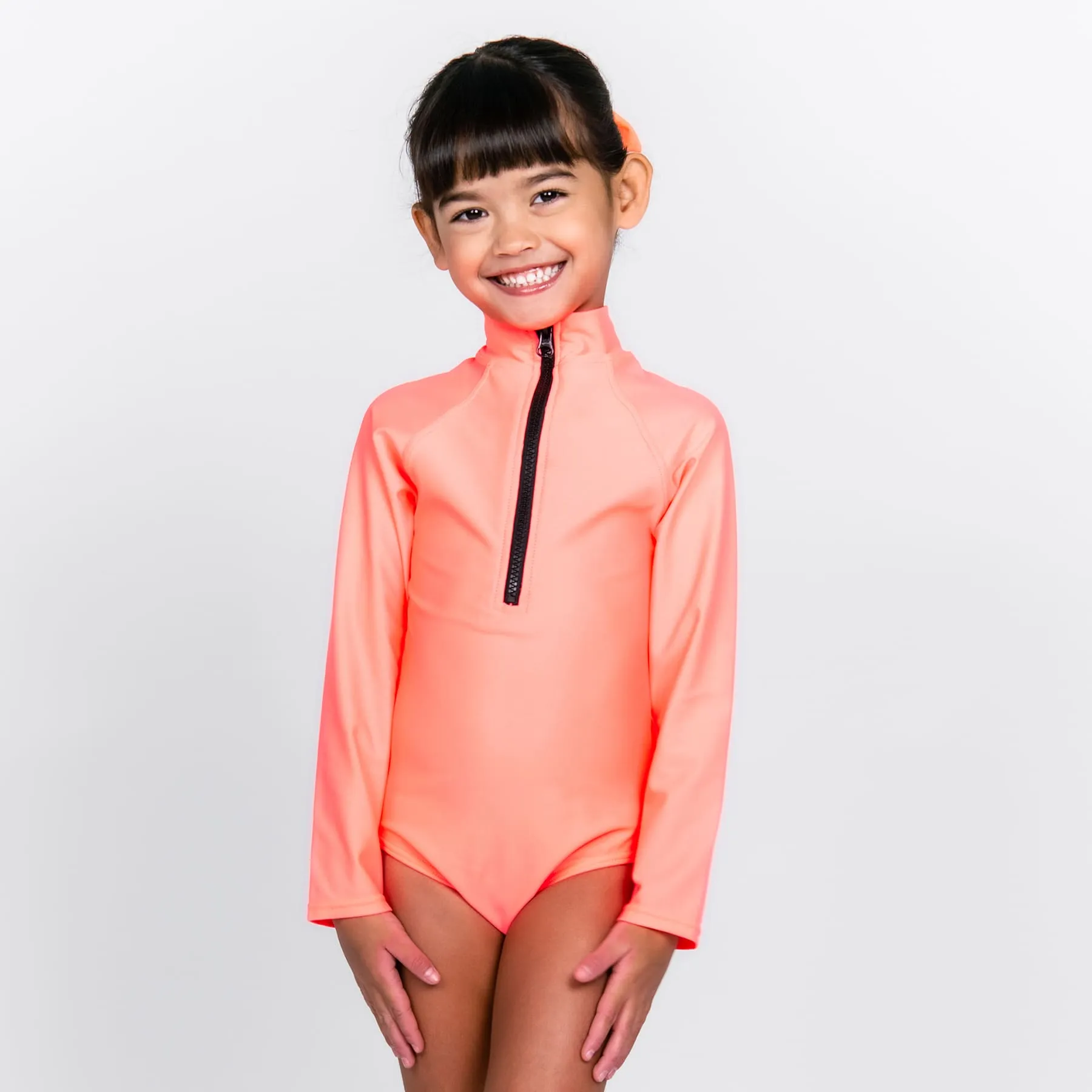 Mini Blake Surfsuit - Fluorescent Coral