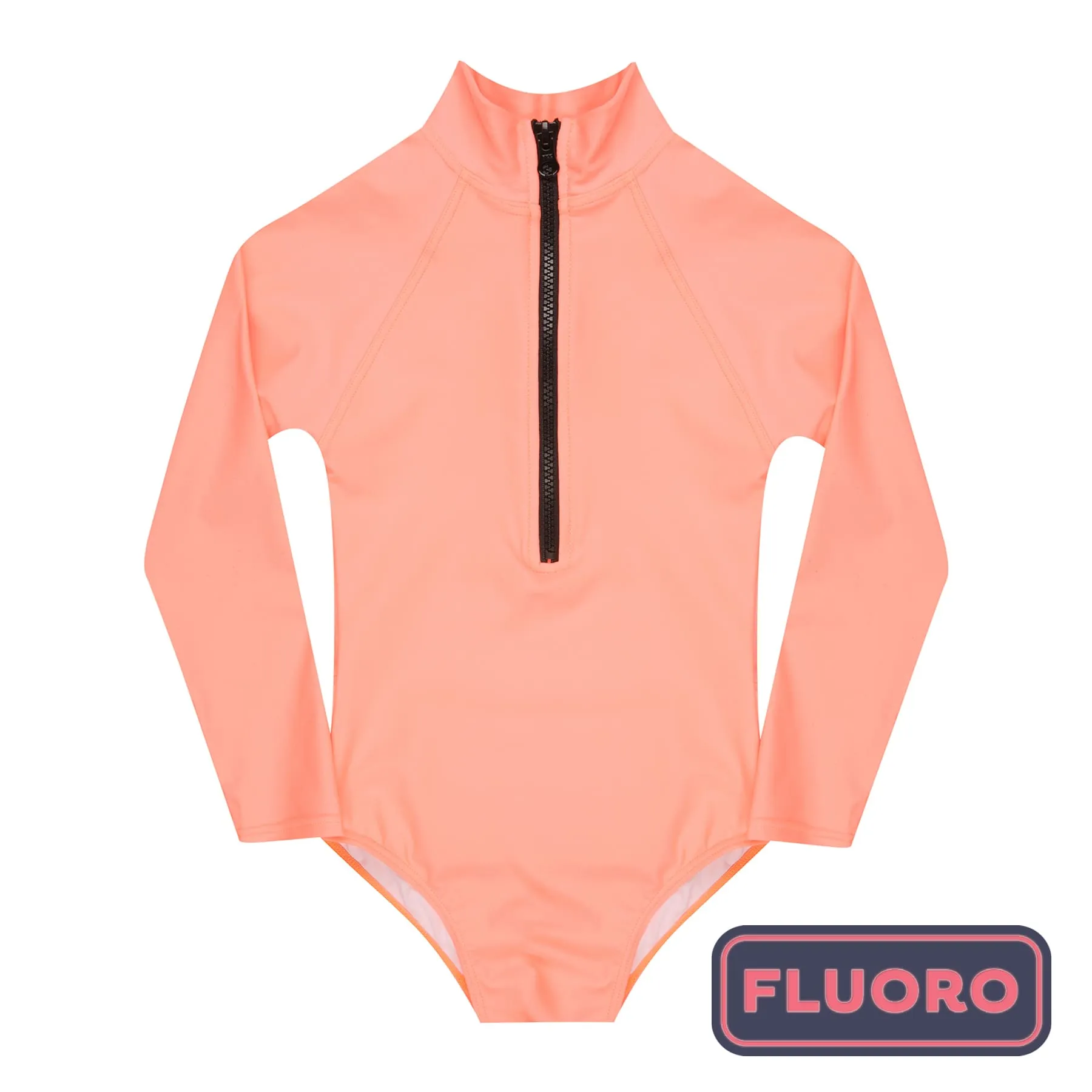 Mini Blake Surfsuit - Fluorescent Coral