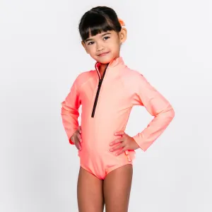 Mini Blake Surfsuit - Fluorescent Coral