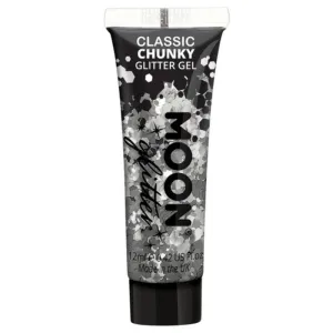 Moon Glitter Classic Chunky Glitter Gel, Silver