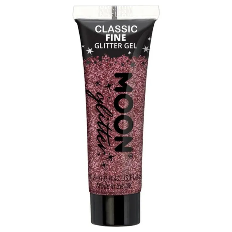 Moon Glitter Classic Fine Glitter Gel, Pink