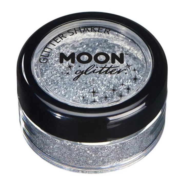Moon Glitter Classic Fine Glitter Shakers, Silver