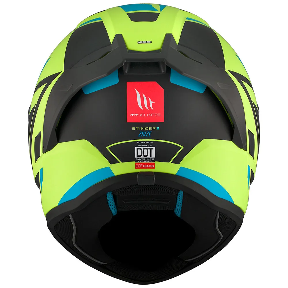 MT STINGER 2 [ZIVZE MATT FLURO YELLOW]