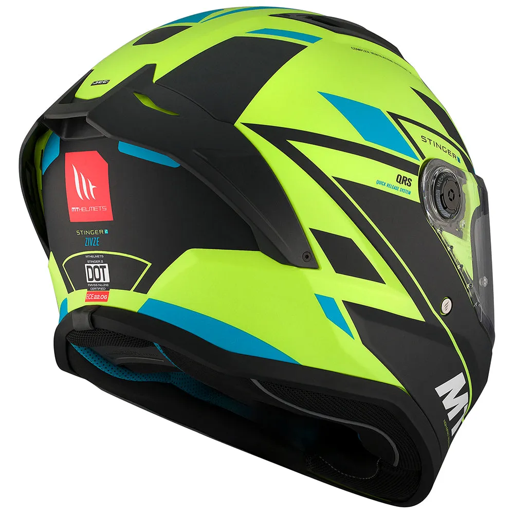 MT STINGER 2 [ZIVZE MATT FLURO YELLOW]