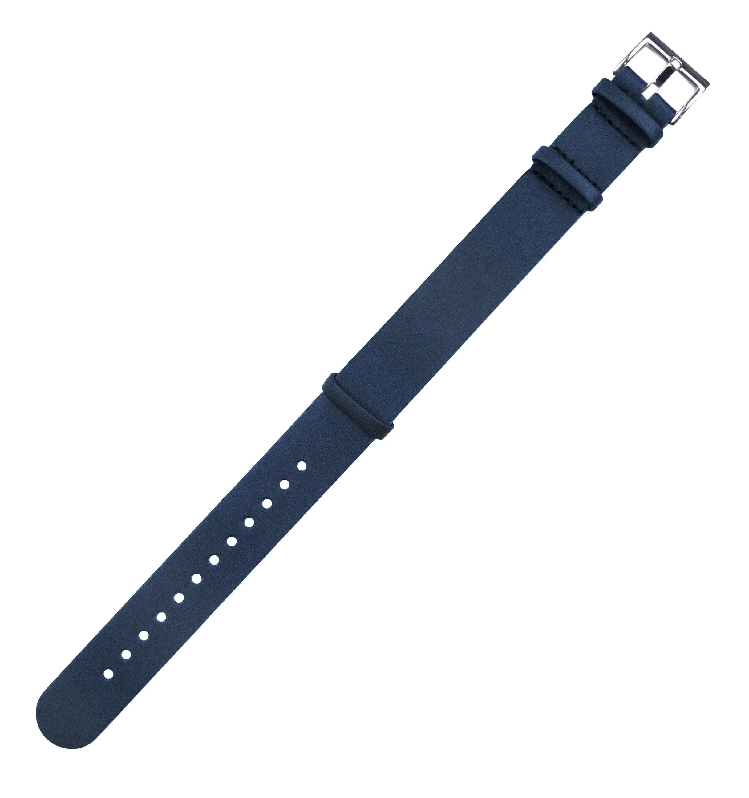 Navy Blue Leather NATO¨ style Watch Band