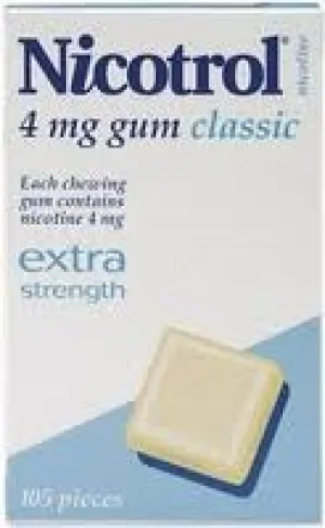 Nicotrol Gum Classic 4mg 105s