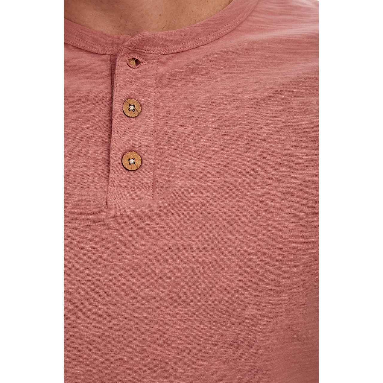 Noel Solid Slub Henley