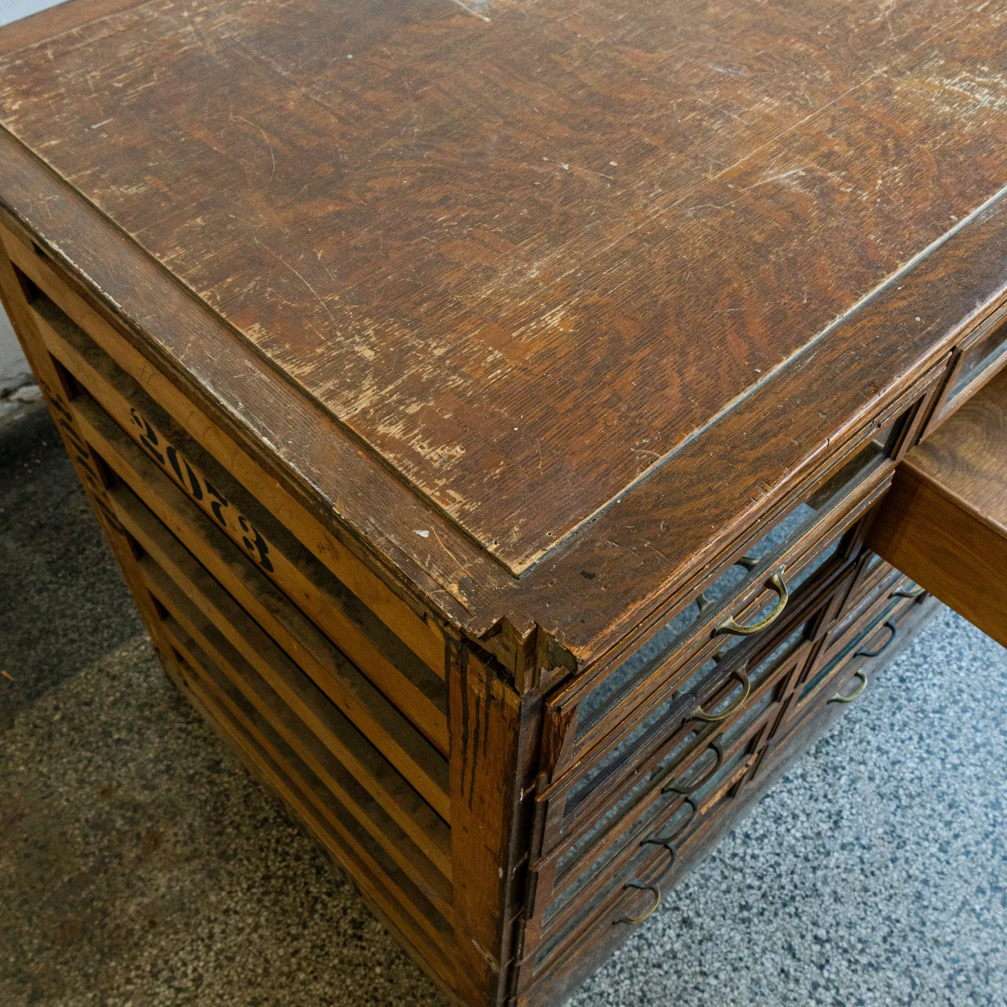 Oak Haberdasher's Cabinet No. 2