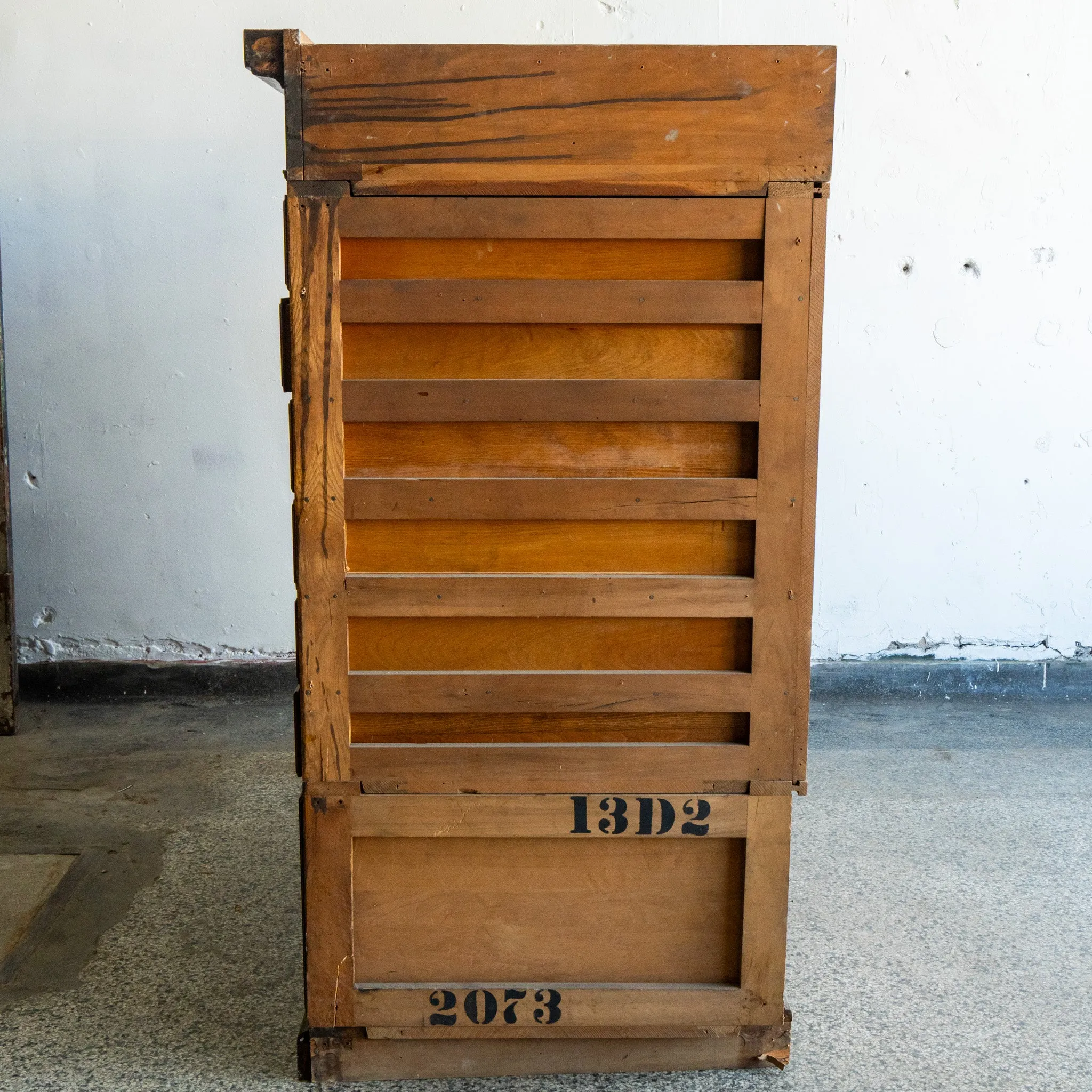 Oak Haberdasher's Cabinet