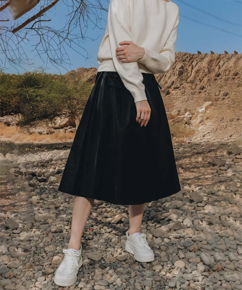 OBER Golf Long Field Skirt - Black