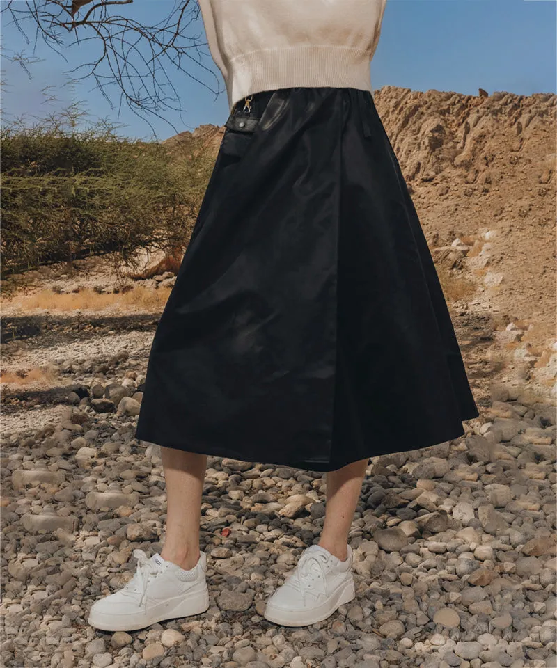OBER Golf Long Field Skirt - Black