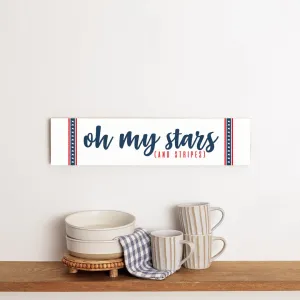 Oh My Stars & Stripes Barn Wood Sign