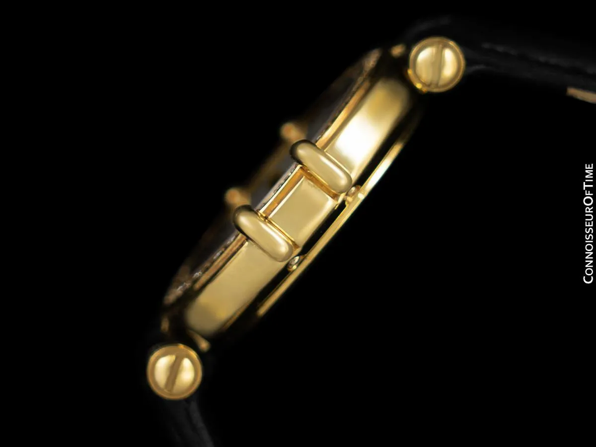 Omega Ladies Constellation Manhattan Bracelet Watch - 18K Gold & Factory Set Diamonds