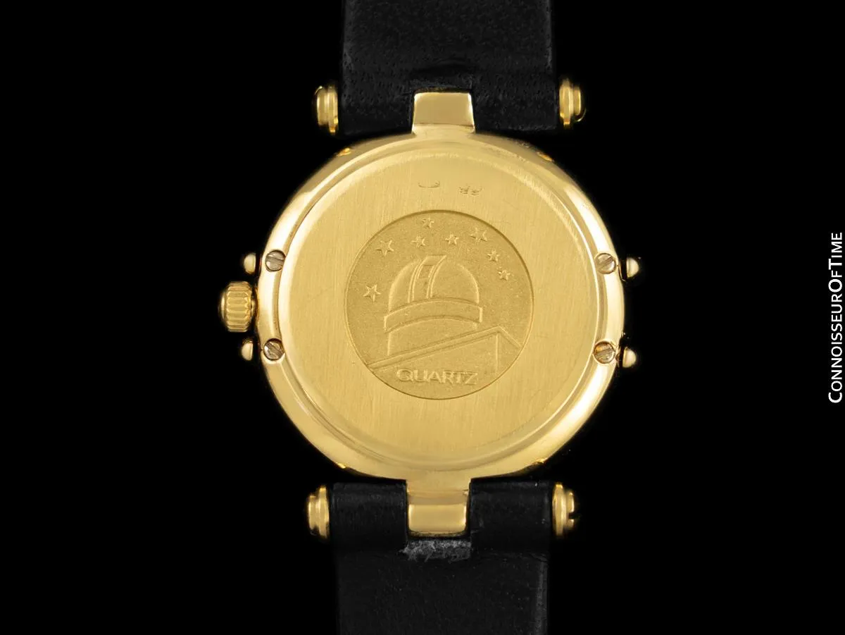 Omega Ladies Constellation Manhattan Bracelet Watch - 18K Gold & Factory Set Diamonds